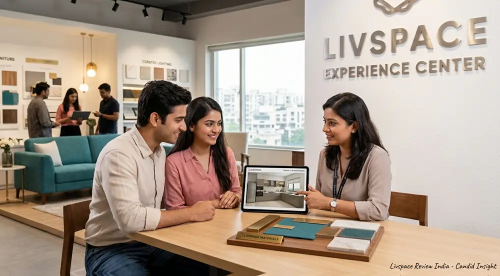 Livspace review India showing pricing, customer reviews, complaints, pros and cons and overall service quality