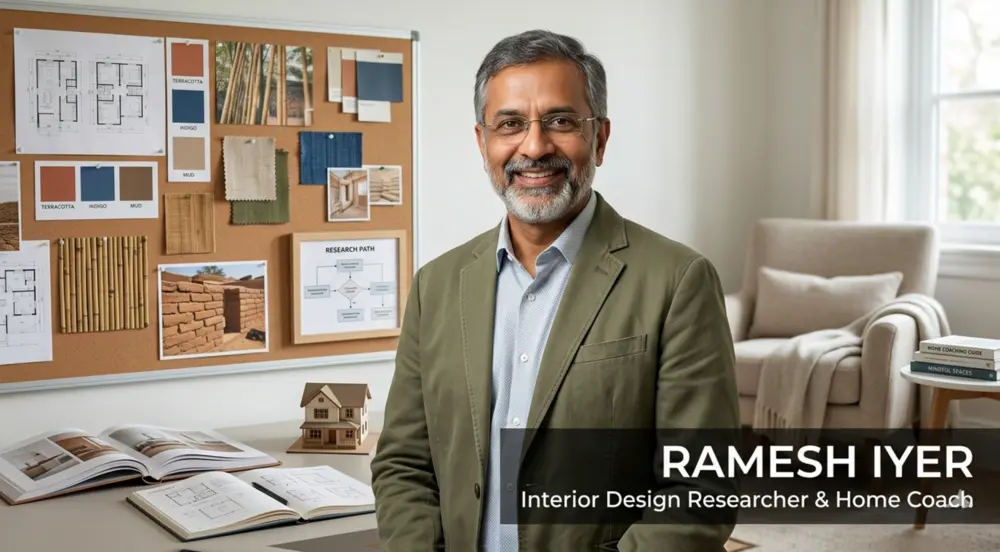 Ramesh Iyer interior design researcher and home coach expert in Homelane vs Livspace comparison