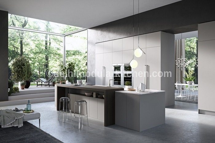 lacquered glass surat kitchen